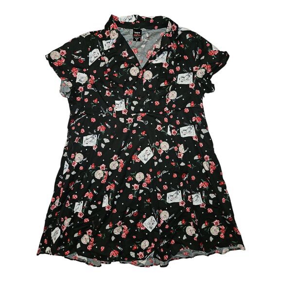 Torrid X Marilyn Monroe Midi Dress Women's 26 AOP Short Sleeve Retro Full Swing - Picture 1 of 11